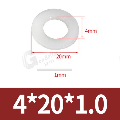 Unterlegscheiben DIN 125 Kunststoff Polyamid PVC M2 - M24 Beilagescheibe ISO7089 - Bild 36 von 121