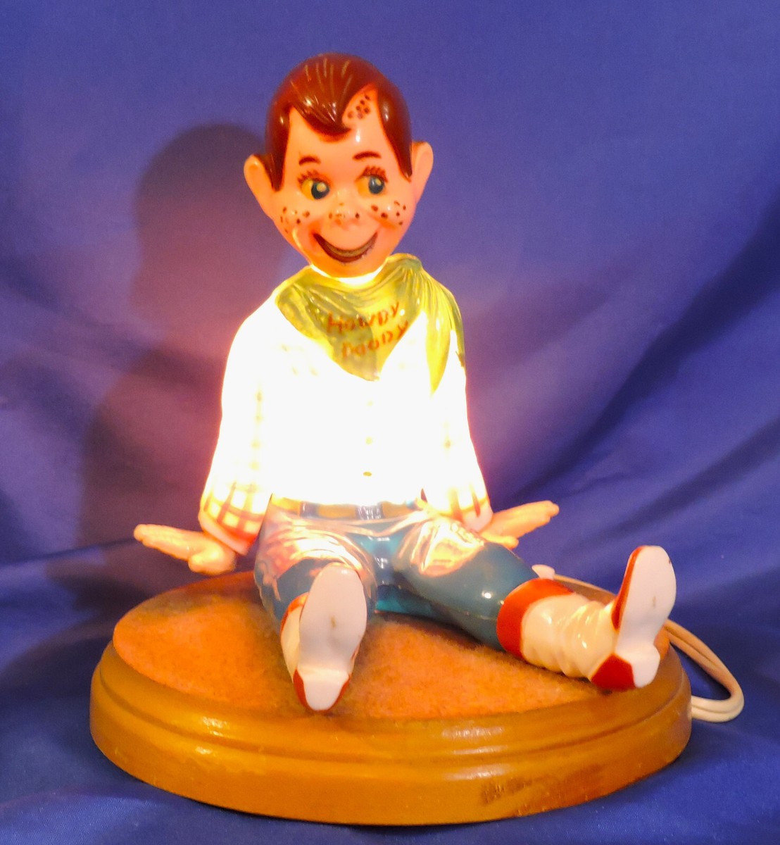 Antique Vintage Original Howdy Doody Lamp Night Light Table Antique Vintage Original Howdy Doody Lamp Night Light Table
