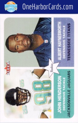 2002 Fleer #299 John Henderson / Albert Haynesworth
