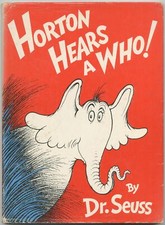 SEUSS Dr / Horton Hears A Who 1st Edition 1954
