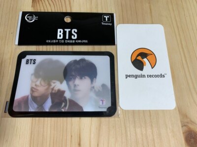 BTS - CU 2ND T-MONEY 2020 LENTICULAR KOREA TRANSPORTATION CARD V