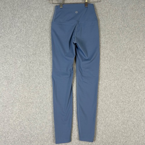 Lululemon Leggings Women 2? Light Blue Align High Rise Stretch Athletic Yoga - Picture 7 of 7