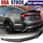 FOR 2018-24 AUDI B9 A5 S5 RS5 SPORTBACK 4DR REAL CARBON REAR TRUNK SPOILER WING