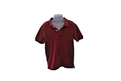 Girl's Polo Shirt by Wonder Nation   S (6-7) Red in Color