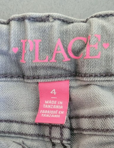 CHILDREN'S PLACE 2 pair Toddler Jeans w/Adjustable Waist-Sz 4T - Picture 13 of 17
