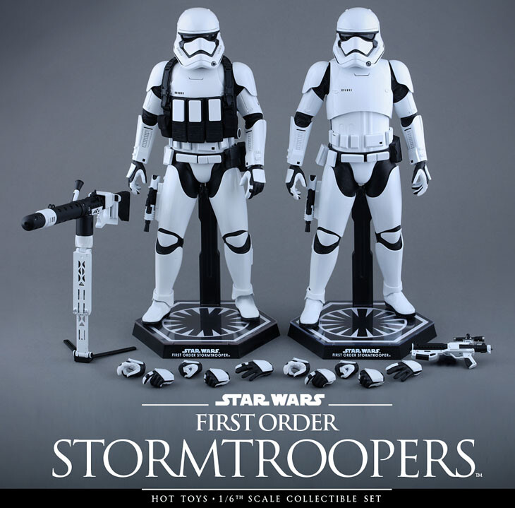1 6 Hot Juguetes MMS319 Estrella Wars Conjunto de primer orden Stormtrooper 1 6 Hot Juguetes MMS319 Estrella Wars Conjunto de primer orden Stormtrooper