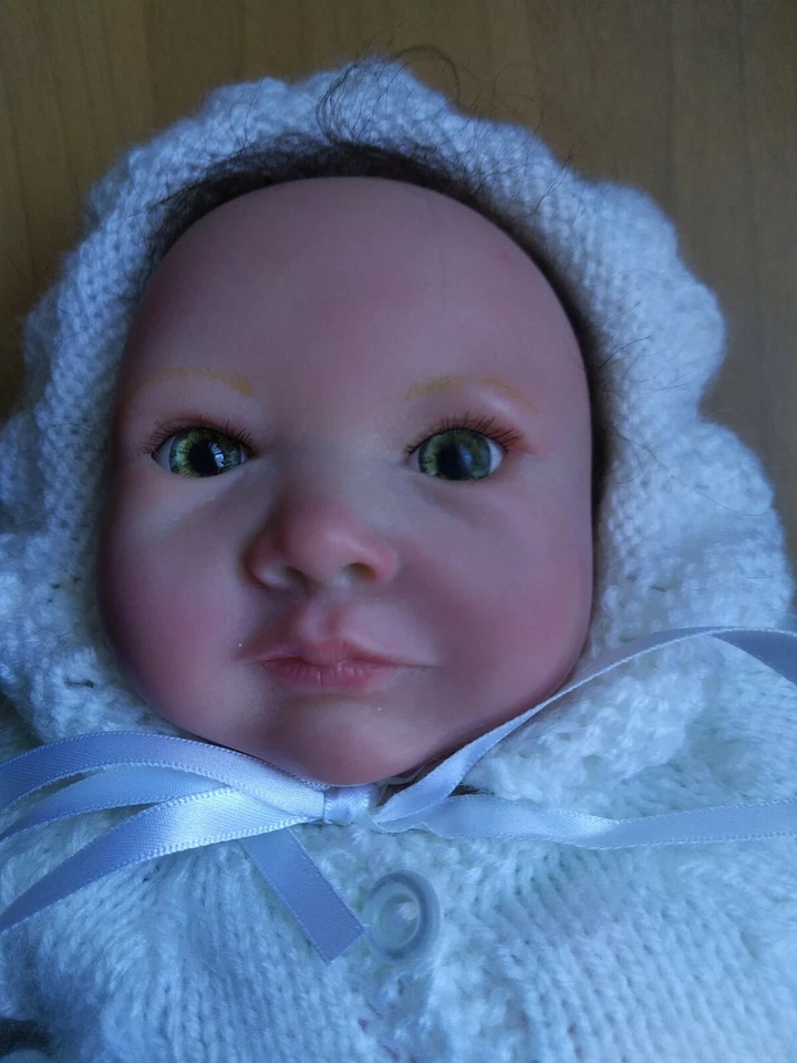 Bambola Reborn Reale Silicone Mariarosa Artigianale Cartellino  - Immagine 2 di 4
