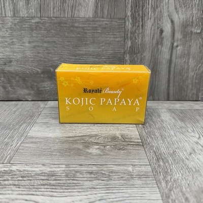 Royale Beauty Kojic Papaya Bar Soap 130g New Old Stock Sealed Ex 8/16 RARE HTF