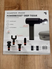Sharper Image Powerboost Deep Tissue Percussion Massage Gun for Full Body