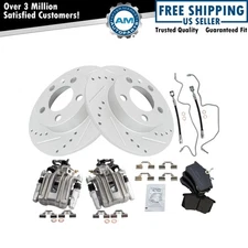 Performance Brake Pad & Rotor Kit Semi-Metallic Fits Volkswagen
