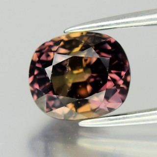 💎 1.72ct 7x6mm Cushion Natural Tri Color Sapphire Unheated Tanzania Gemstone