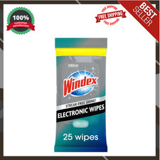 Electronics Wipes PreMoistened Clean and Provide a StreakFree Shine, 25 Count