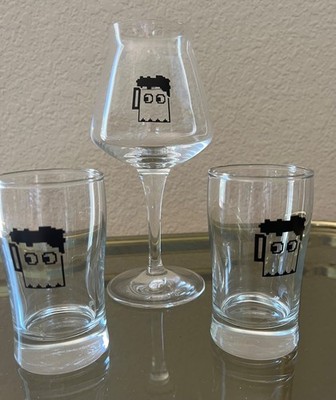 Rastal Teku Beer Glasses and Goblet 8 Bit Brewing Company