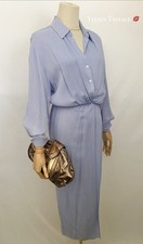 & OTHER STORIES MIDI TULIP SKIRT SHIRTDRESS IN PERIWINKLE MSRP $119