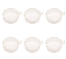 Set Di 6 Piatti Fondi MARINA PESCE 15cm Bianco Ceramica Virginia Casa
