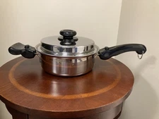 SALADMASTER Versa Tec 2QT Saucepan/Lid/Handle TP304-316 Surgical Stainless Steel