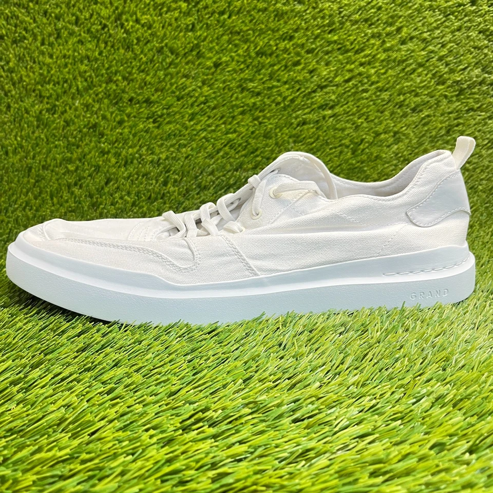 Cole Haan Grandpro Rally Hombres Talla 14 Blanco Informal Zapatos para Caminar Tenis Foto 4 de 4
