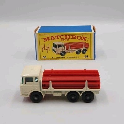  Matchbox Lesney Series No 58 1965-68 D.A.F. Girder Truck W/Box Exc Cond 1/2