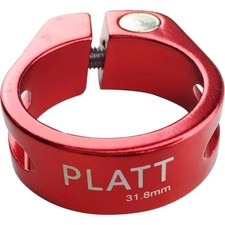 Fahrrad Sattelklemme Aluminium 28,6 31,8 34,9 mm leicht rot