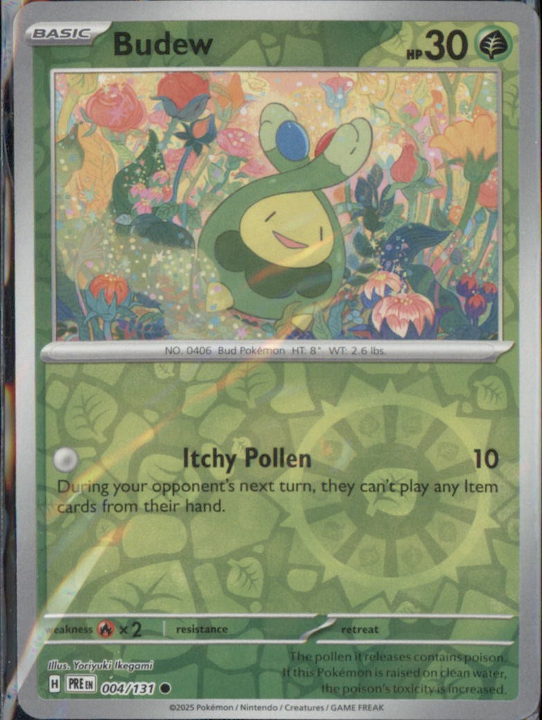 Budew Common SV: Prismatic Evolutions 004/131 LP