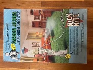 Nick at Nite Poster - Green Acres. 21" x 33". 1989