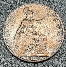 1899 - One Penny Coin - Victoria - #0162