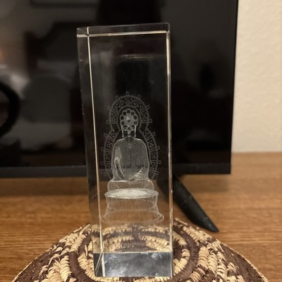 3D crystal Budha 6  tall