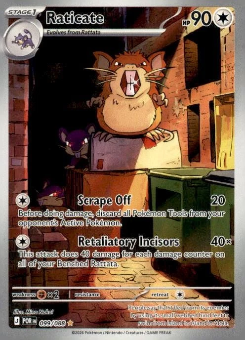 25+ Raticate Pokémon TCG Cards for sale | Updated Oct 2026