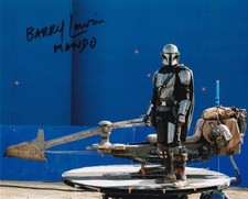 BARRY LOWIN signed Autogramm 20x25cm STAR WARS MANDO in Person autograph COA