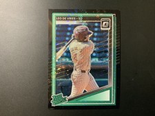 Leo De Cries Panini Donruss Rated Prospect Black Pandora Optic #148