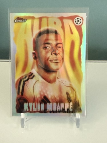 2025-26 Topps Finest UEFA Club Competitions Kylian Mbappe Aura SP Case Hit Clean