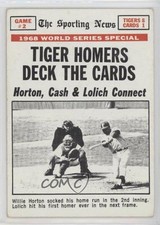 1969 Topps 1968 World Series Willie Horton Tiger Homers Deck the Cards #163 2k3