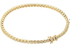 GOLDMSITHS 9ct Yellow Gold 1.50cttw Diamond Bracelet
