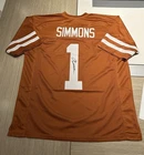 Colin Simmons Autographed Signed Custom Jersey Texas Longhorns Football