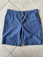 Faherty All Day Shorts Men's Size 31 Blue 9 in inseam