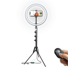 Aro De Luz Grande Profesional 12 Pulgadas Para Celular Grabar Videos Con Tr pode
