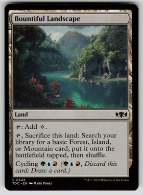 Bountiful Landscape Normal C Commander: Tarkir: Dragonstorm 342 NM