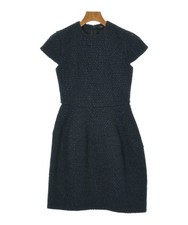 YOKO CHAN Dresses Navy(Tweed) 36(Approx. S) 2200675428095