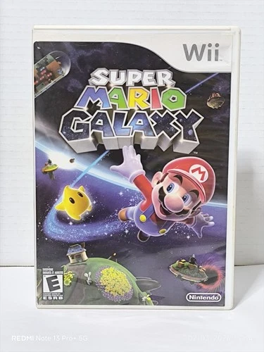 Super Mario Galaxy 2007 Nintendo Wii Original Case Complete In Box VTG Game CD