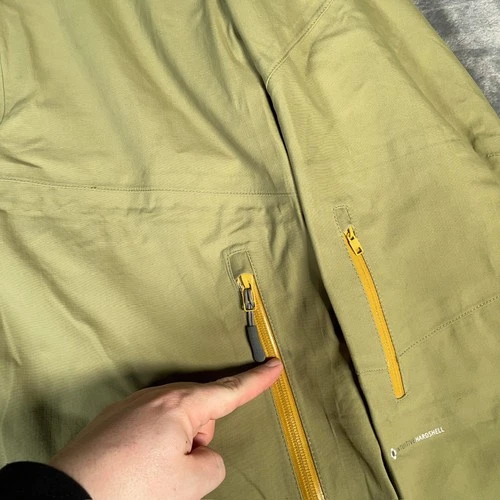 Flylow Jacket Mens Medium Green Hardshell Ski Snow Waterproof Huckberry Quantum image 4