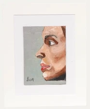 Ben Carrivick - Contemporary Oil, Lady in Profile