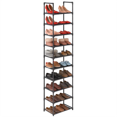 Stapelbares Schuhregal Schuhständer 10 Ebenen Stoff 173 cm hoch 