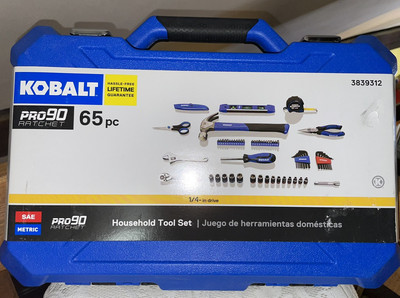 Kobalt Pro90 Ratchet Set 65 Pc 1/4 - in. Drive