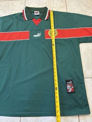 1998-1999 Puma Classic MOROCCO HOME FOOTBALL SHIRT XL WORLD CUP | eBay