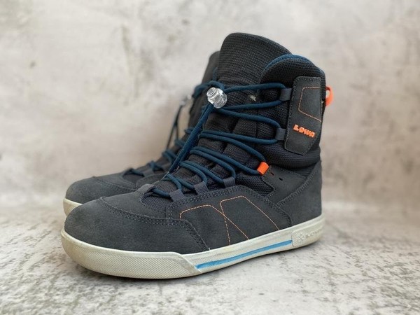 Women Lowa Boots Navy Suede 38 #MDW8