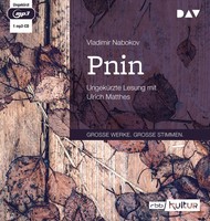 Pnin,1 Audio-Cd, 1 MP3 | UngeküRzte Lesung Mit Ulrich Matthes (1 Mp3-Cd), Lesung