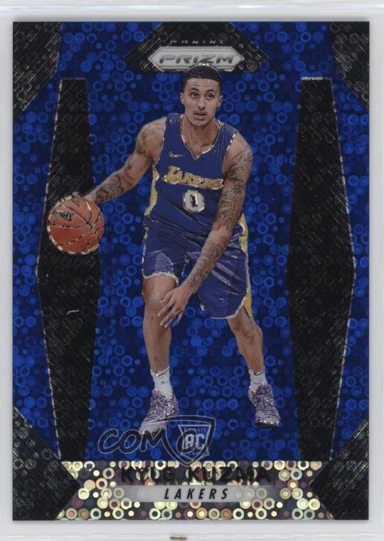 2017-18 Panini Prizm Fast Break Blue Prizm 47/175 Kyle Kuzma #283 14cm