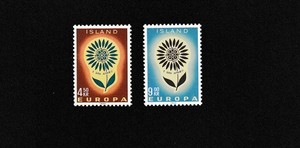 Iceland Stamp Scott 367 & 368 MNH