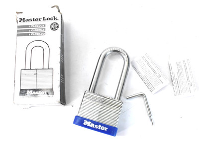 Master Lock 179LH Laminated Steel Zinc Coating Combination Lock 2'' Body x 2-1/4''