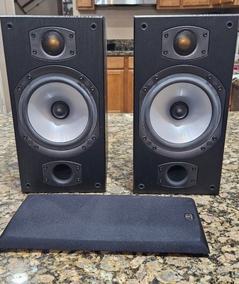 MONITOR AUDIO Bronze B2 Speakers PAIR TESTED Black *Only 1 Grill*